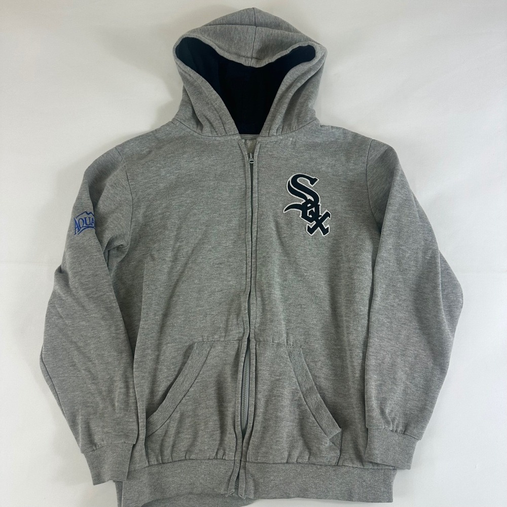 Chicago White Sox‎ Youth XL Full Zip Hoodie Gray Athletic Youth XL